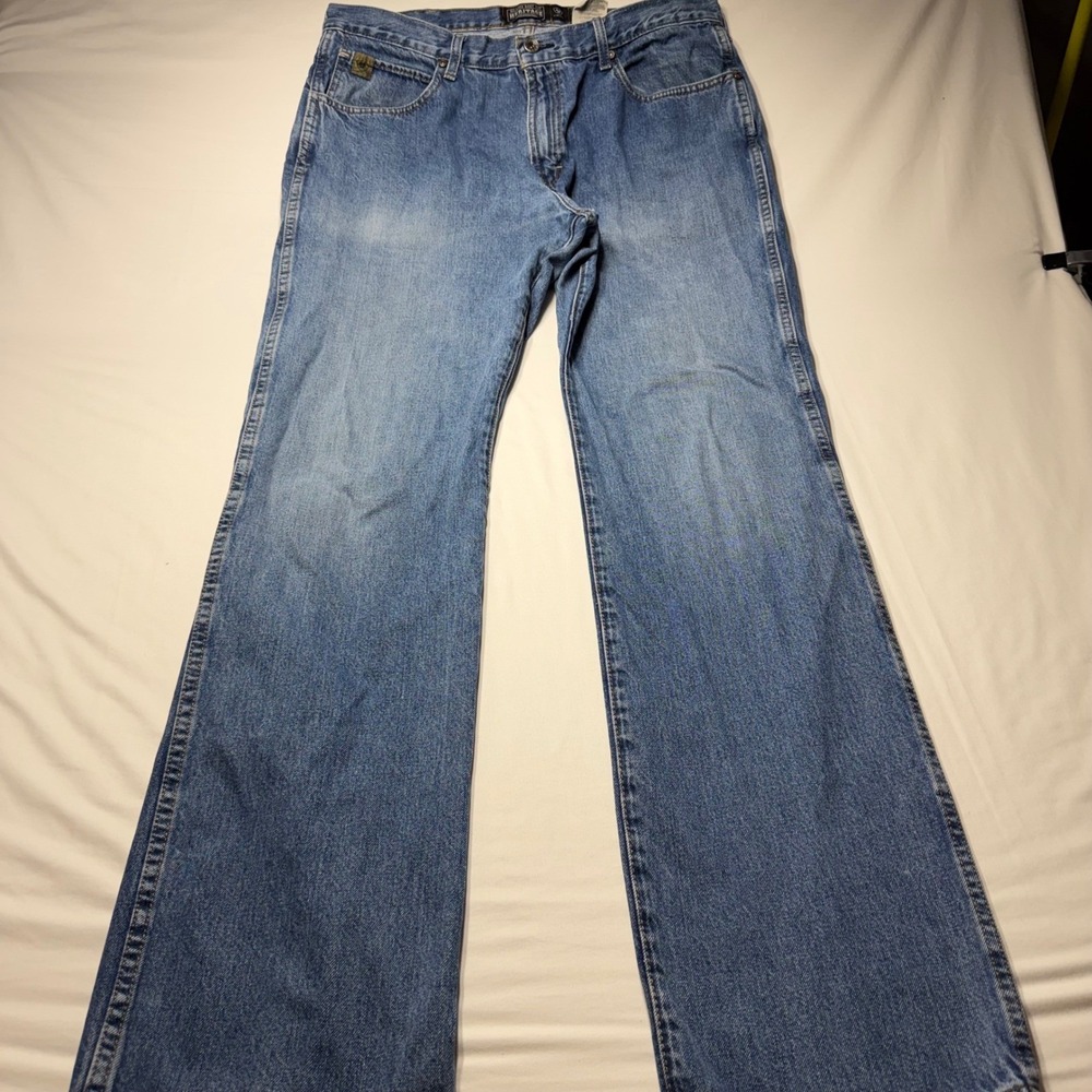 Ariat Heritage Relaxed Boot Cut Mens Jeans 36x38 Medium Wash Blue Denim